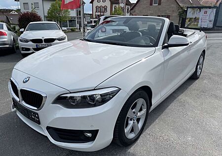 BMW 218 2 Cabrio i Advantage/1.HAND/LEDER/KAMERA/LED