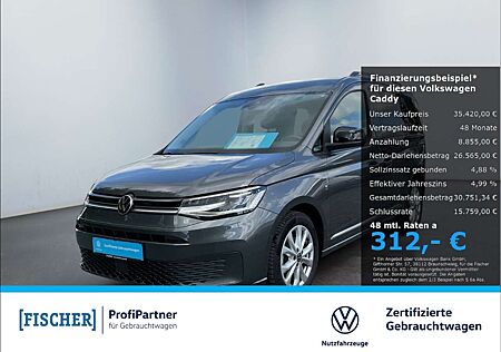 VW Caddy Volkswagen 2.0TDI DSG Style LED AHK STHZ Navi Rear View ACC