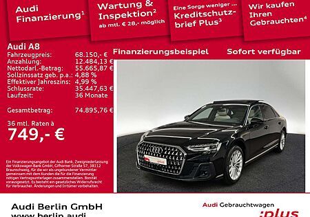 Audi A8 Lang 50 TDI qu.tiptr. STDHZG 360°K PANO AIR