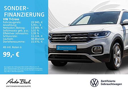 VW T-Cross Volkswagen 1.0 TSI Style, Navi, LED, App-Connect, D