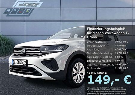 VW T-Cross Volkswagen 1.0 TSI 70 kW 5-Gang APP LED SHZ