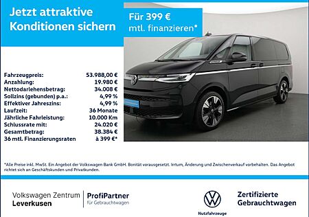 VW T7 Multivan Volkswagen Style lang STANDHZ AHK LEDER MATR