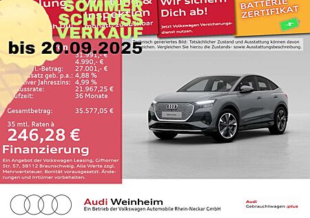 Audi Q4 e-tron Sportback 40 Navi Kamera Sportsitze uv