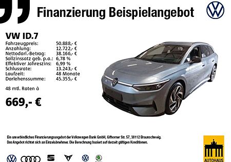 VW ID.7 Volkswagen Tourer Pro *AHK*R-CAM*WärmeP*MATRIX*