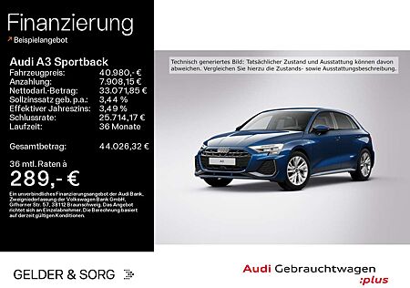 Audi A3 40 TFSIe S line AHK*Matrix*Sonos