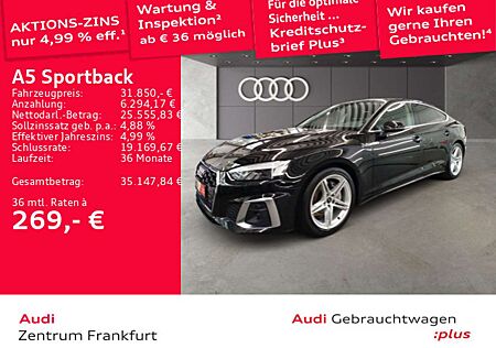 Audi A5 40 TFSI S tronic MatrixLED DAB Temp