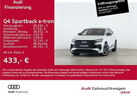 Audi Q4 e-tron Q4 Sportback 2x S line 50 e-tron 82kWh qu.*Wärmp
