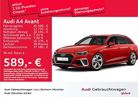 Audi A4 35 TDI S tronic S line AHK/Kameras/Virt