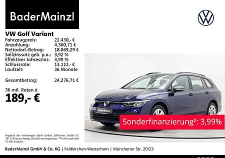 VW Golf Variant Volkswagen 2.0 TDI Life Navi LED SHZ Alu ACC