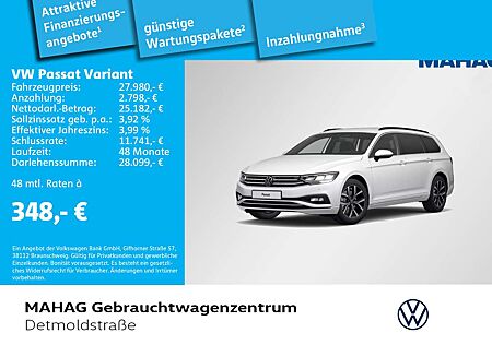 VW Passat Variant Volkswagen Business 2.0 TDI LED Navi Kamera
