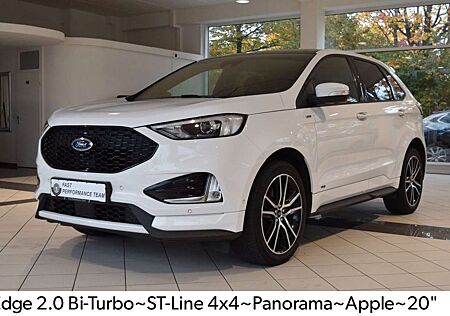 Ford Edge 2.0 Bi-Turbo~ST-Line 4x4~Panorama~Apple~20"
