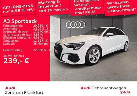 Audi A3 30 TFSI S line LED ACC DAB