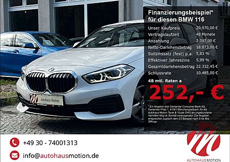 BMW 116 d Advantage LED PDC AMBIENTE NAVI APPLE CARPLAY