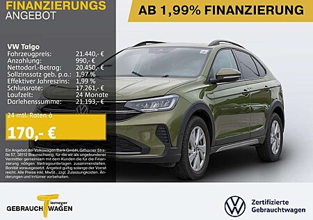 VW Taigo Volkswagen 1.0 TSI LIFE KAMERA SITZHZG LED VIRTUAL