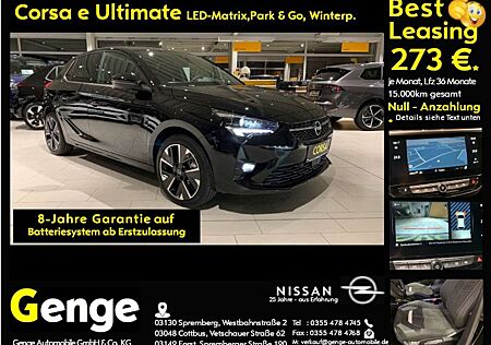 Opel Corsa-e Ultimate, Alcantara.LED-Matrix,Park&Go,11-KW-Lader