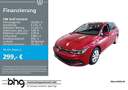 VW Golf Variant Volkswagen 2.0 TDI Navi AHK Pano ACC Fahrprofi