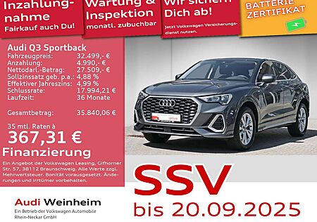 Audi Q3 45 TFSIe S-Line S-tronic Navi LED u