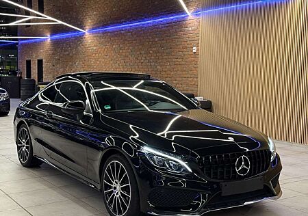 Mercedes-Benz C 300 C300 Coupe*AMG LINE*2.HAND*PANO*ILS*RFK*SPUR*TOP