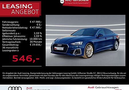 Audi A5 Sportback 40 TDI 2x S line NAVI AHK ACC virt.