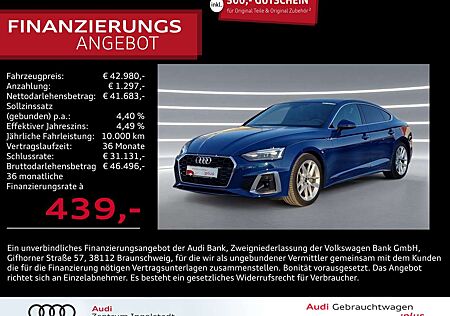 Audi A5 Sportback 40 TDI 2x S line NAVI AHK ACC virt.