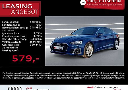 Audi A5 Sportback 40 TDI 2x S line NAVI AHK ACC virt.