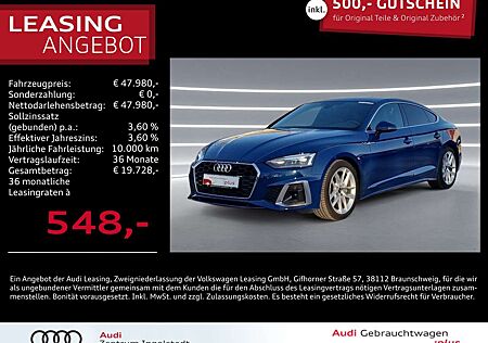 Audi A5 Sportback 40 TDI 2x S line NAVI AHK ACC virt.