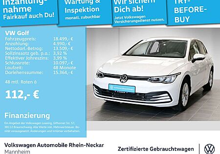VW Golf Volkswagen VIII 1.0 eTSI Life DSG App-Connect PDC LED