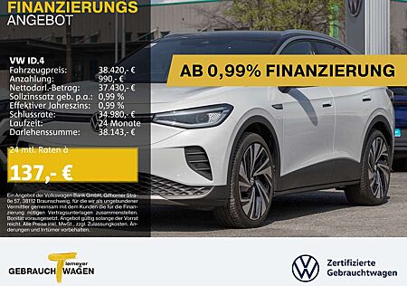VW ID.4 Volkswagen PRO UPE69 LM21 PANO AHK KAMERA