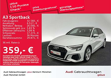 Audi A3 40 TFSI e S tronic S line Pano/Virt