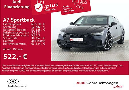 Audi A7 45 TFSI qu. S line*StdHz*AHK*8-fach