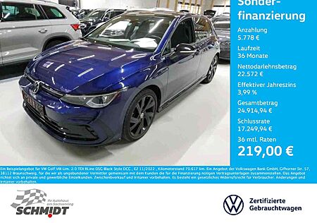 VW Golf Volkswagen VIII Lim. 2.0 TDI RLine DSG Black Style DCC