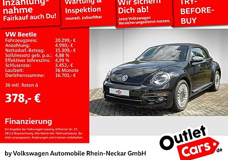 VW Beetle Volkswagen Cabriolet 1.4 TSI DSG Design Navi Xenon u