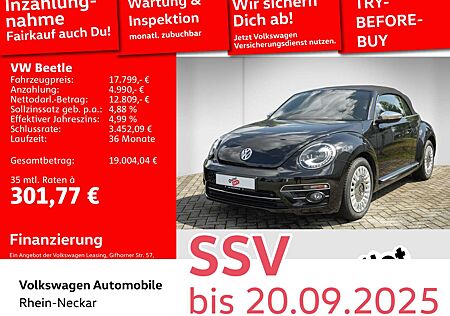 VW Beetle Volkswagen Cabriolet 1.4 TSI DSG Design Navi Xenon u