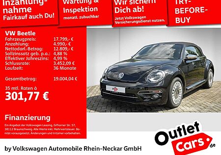 VW Beetle Volkswagen Cabriolet 1.4 TSI DSG Design Navi Xenon u