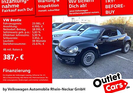 VW Beetle Volkswagen Cabriolet 1.4 TSI DSG Design Navi Xenon u