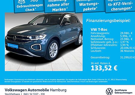 VW T-Roc Volkswagen 1.5 TSI Style DSG AHK Navi CarPlay LEDPlus
