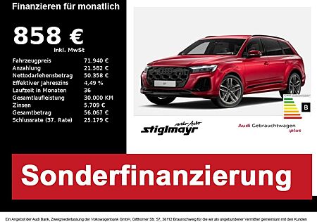 Audi Q7 S-line 55 TFSIe quattro ACC+AHK+HUD+MATRIX+NAVI