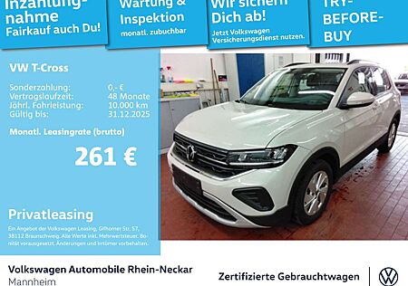 VW T-Cross Volkswagen 1.0 TSI Life DSG GAR2029 Navi AHK LED uv