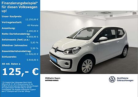 VW Up Volkswagen ! 1.0 move Kamera GJR Klima Sitzheizung Start-Stopp