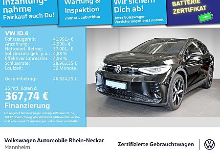 VW ID.4 Volkswagen GTX 4Motion 250kW GAR2030 Navi, PDC, IQ Lig