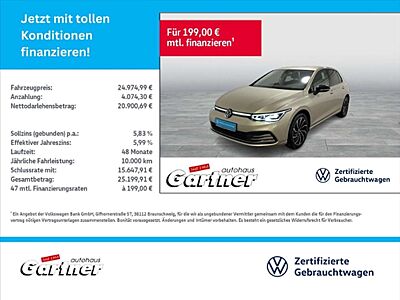 Volkswagen Golf VIII MOVE 1.0 eTSI DSG LED-PLUS AHK PDC SHZG KLIM