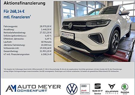 VW T-Cross Volkswagen R-Line 1.5 TSI Navi AHK Kamera