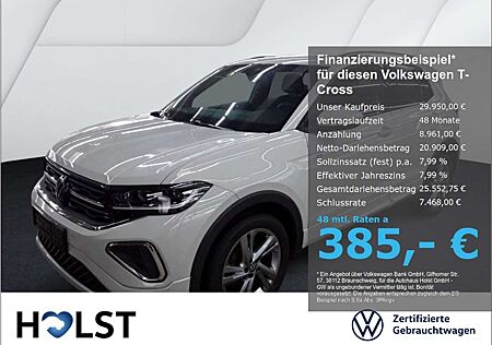 VW T-Cross Volkswagen 1.5TSI DSG R-Line IQ.DRIVE AHK GJR RüFaKa