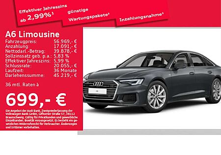 Audi A6 45 TDI qu. S tronic S line Massage/