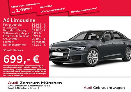 Audi A6 45 TDI qu. S tronic S line Massage/