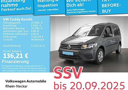 VW Caddy Volkswagen 1.0 Audio System 5-Sitzer 1.Hd. uvm