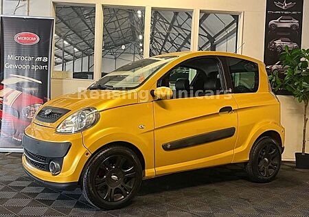 Microcar M.Go F8 Sport Gelb Mopedauto Leichtmobile 45 KM
