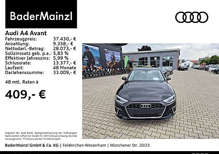 Audi A4 35 TFSI S tronic S line Navi Leder ACC