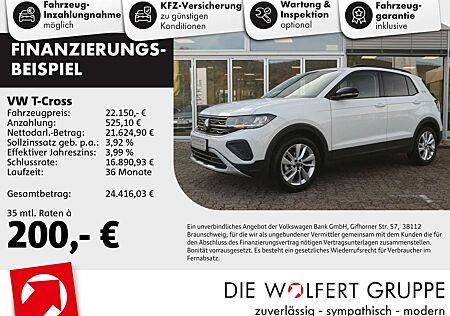 VW T-Cross Volkswagen Goal 1.0 TSI ACC RFK LED LIGHTASSIST