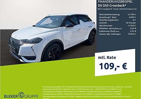 DS Automobiles DS 9 DS3 Crossback E-Tense 136 Performance Line +